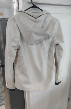 Free Country Womens Medium Soft Shell Hooded Jacket Soft Faux Fur Lined Size M